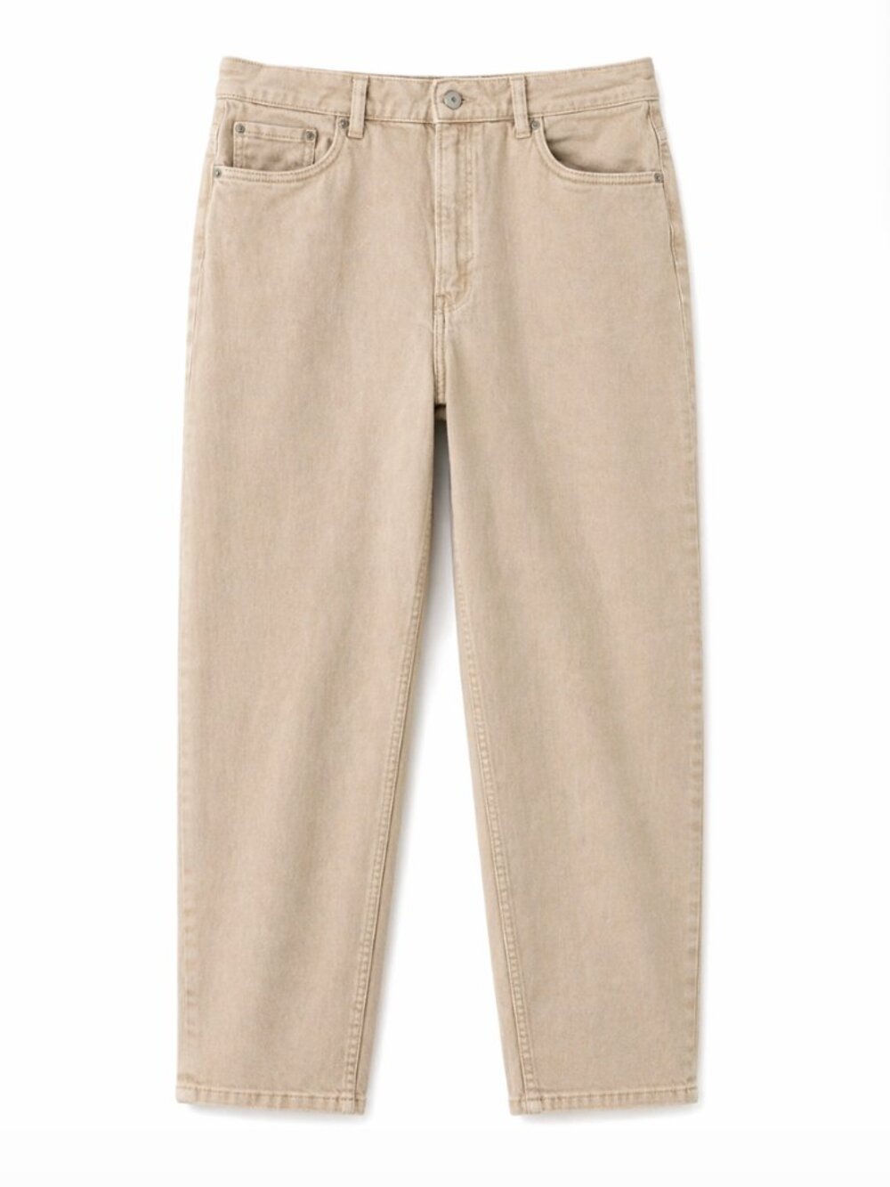 🪩 2/20 H&M Divided Beige Denim Jeans Size 12